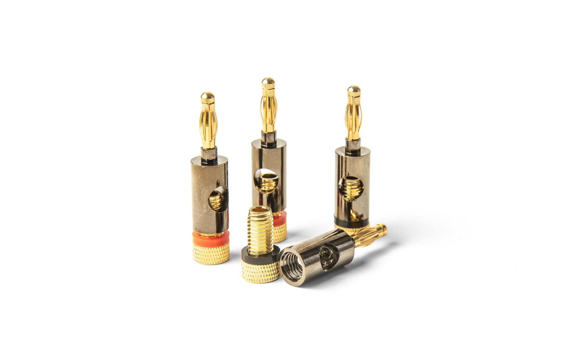 TCI Metal Banana Gold Plated 4mm